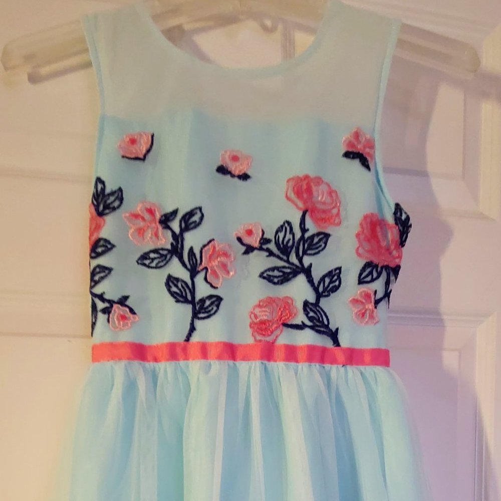 Big girls floral spring/summer dress (size 12 - Jona Michelle)